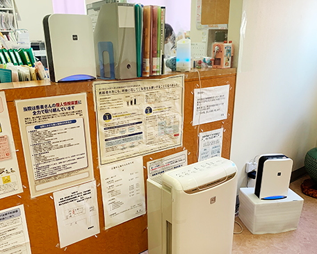 待合室に設置②